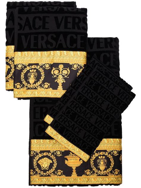 versace handtuch braun|bloomingdale Versace bath towels.